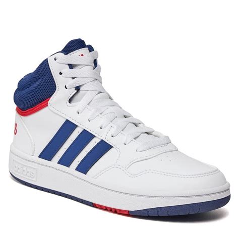 Buty adidas Hoops Mid Shoes GZ9647 Biały eobuwie pl