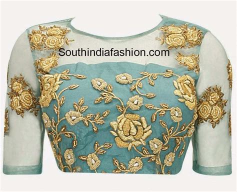 Boat Neck Blouse Designs: Top 10 Boat Neck Patterns – South India Fashion