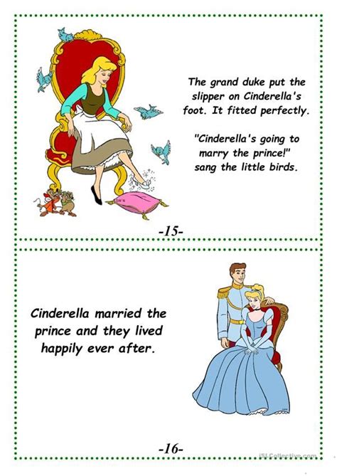 Cinderella A Fairy Tale English Esl Worksheets For Distance