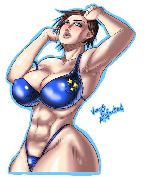 Swimsuit Jill T Shirt Design By Virusinfectedart Hentai Foundry