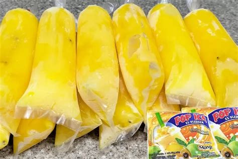 Bikin Dessert Dengan Modal 3 Bungkus Pop Ice Mangga Dan 1 Bungkus SKM