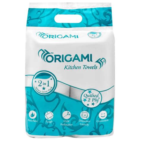 Origami 2 Ply Kitchen Towels Kitchen Tissue Rolls Kitchen Roll