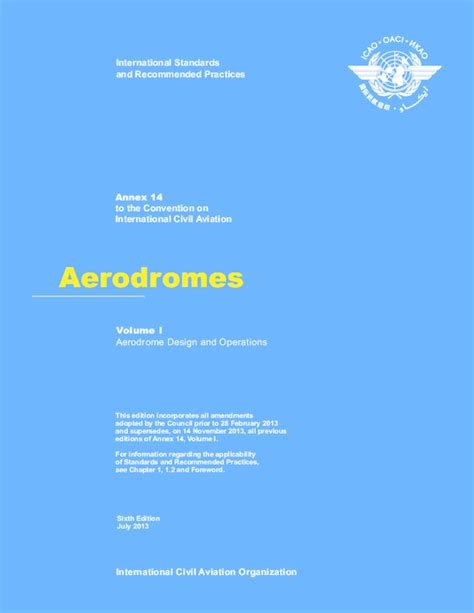 (PDF) Aerodrome Design Annex 14 Volume 1 Aedromes | samet güven ...