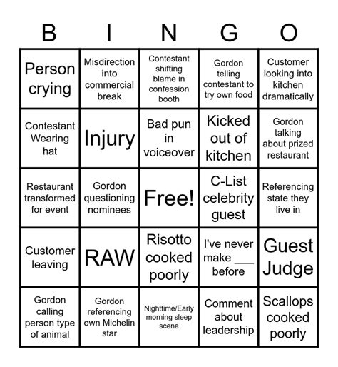 Play Hell S Kitchen Bingo Online BingoBaker