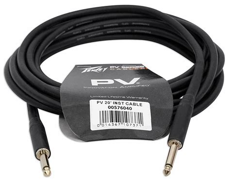 Peavey Pv Ft Instrument Guitar To Cable Walmart