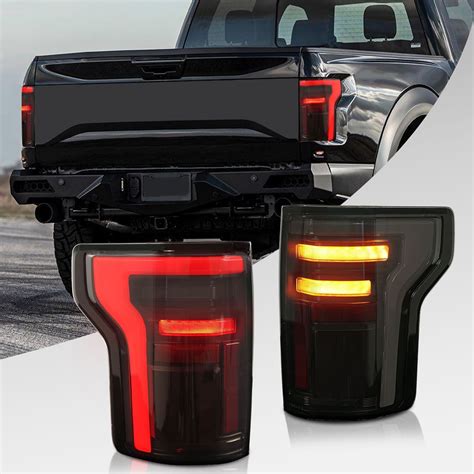 Full Led Tail Lights Assembly For Ford F 150 2015 2020 Robot Bodykits