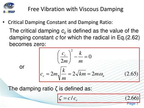 Ppt Lecture 2 Free Vibration Of Single Degree Of Freedom Systems