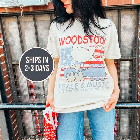 Woodstock Tee Woodstock Music Festival Tee Woodstock 1969 Graphic