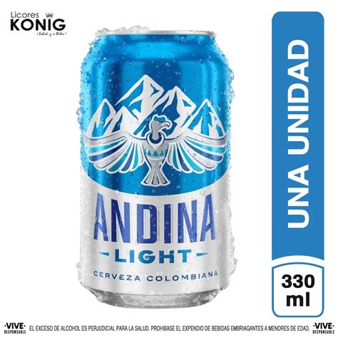 Cerveza Andina Light Lata X Ml Licores Konig