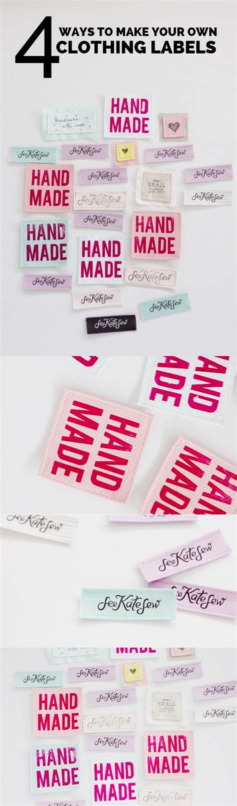 4 Ways To Make Your Own Clothing Labels With Hpx360 Sewing Labels