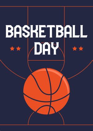 Sporty Basketball Day Poster | BrandCrowd Poster Maker