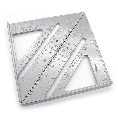 7 Zoll Aluminium Legierung Dreieck Winkelmesser Mess Lineal