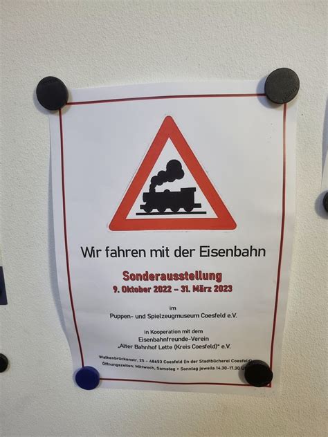 Plakat Wir Fahren Mit Der Eisenbahn Im Puppen Und Spielze Flickr