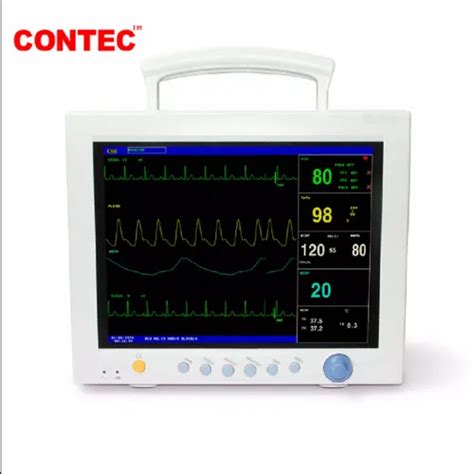 Cms 8000 Contec Cardiac Patient Monitor Display Size 12 Inch Tft At