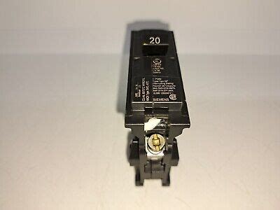 SIEMENS ITE Q120 1 POLE 20 120 VOLT PLUG IN CIRCUIT BREAKER NEW EBay