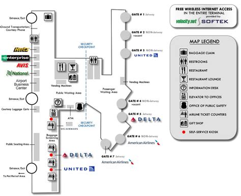 Airport Maps - Erie International Airport