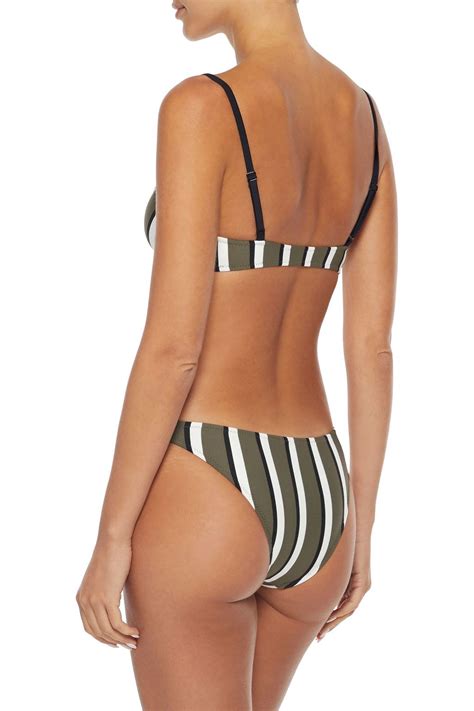 Solid And Striped The Rachel Striped Bikini Top The Outnet