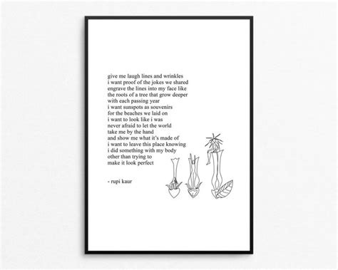 Rupi Kaur Gedicht Druck Rupi Kaur Poster Rupi Kaur Poster Etsyde