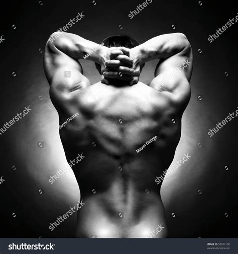 Poto Naked Athlete Strong Body Stock Photo 58027108 Shutterstock