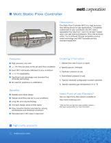 Static Flow Controller Sfc Mott Pdf Catalogs Technical