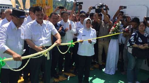 Foto Kmp Ihan Batak Resmi Beroperasi Di Danau Toba