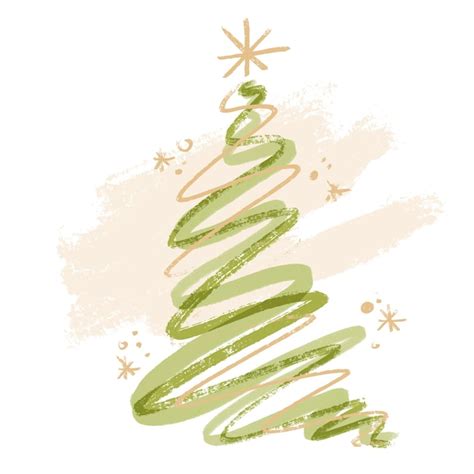 Premium Vector Abstract Christmas Tree