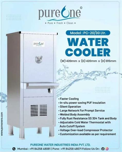 30ltr Pureone Water Cooler Cooling Capacity 10 Lhr At Rs 35000piece