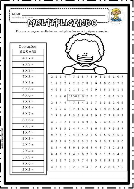 Multiplicando Em Pdf Atividades Adriana Multiplication Math Games