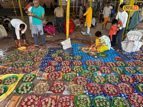 दीपों की रोशनी से रौशन हुआ गया का फल्गु घाट मनाई गई पितृ दीपावली