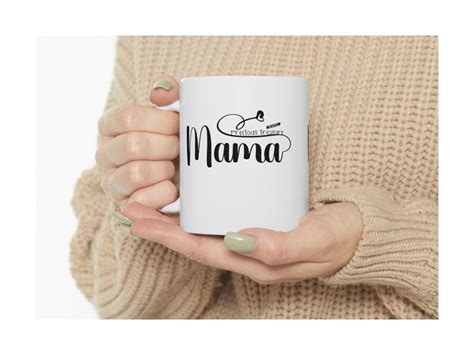 Custom Mama Mug With Sentimental Quote And Heart Design Custom Mama