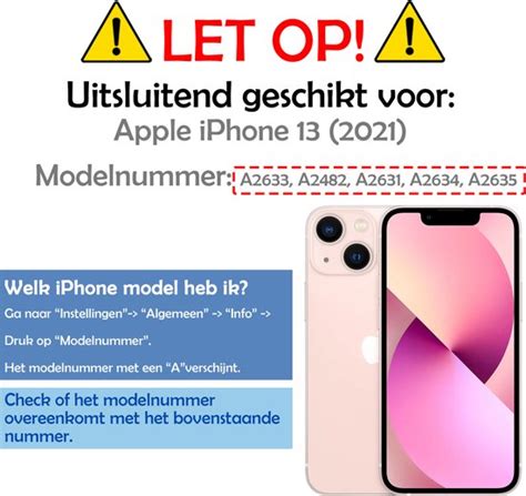 Hoesje Geschikt Voor IPhone 13 Hoesje Case Pashouder Cover Siliconen