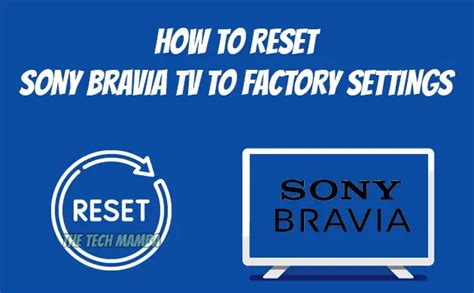 How To Reset Sony Bravia TV To Factory Settings In 1 Minute