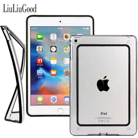 Bumper Case For Apple Ipad Mini Frame Rim Case Transparent Back Cover