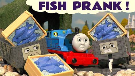 Thomas And Friends Toy Trains Fish Prank Accident Crash With Despicable