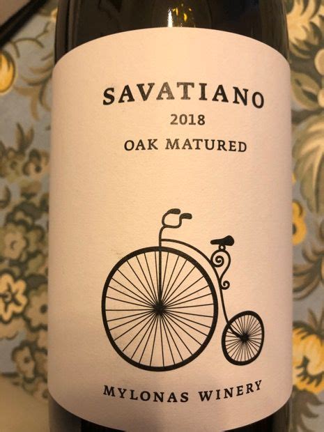 2019 Mylonas Savatiano Oak Matured Greece Continental Greece Attica