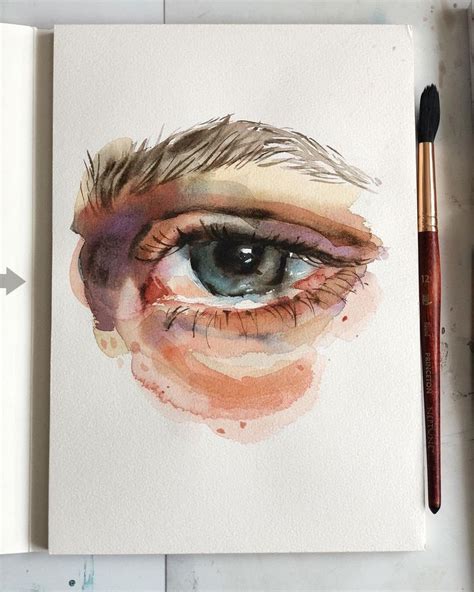 Pin by Tatiane Vidal on Watercolour | Eye art, Art painting, Watercolor art