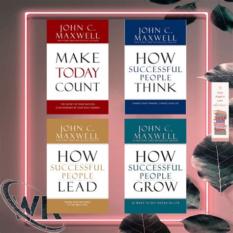 How Successful People Think 6 Books By John C Maxwell English