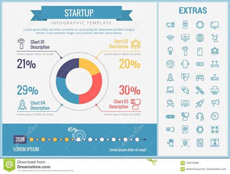 Plantilla Elementos E Iconos Infographic De Lanzamiento Ilustraci N