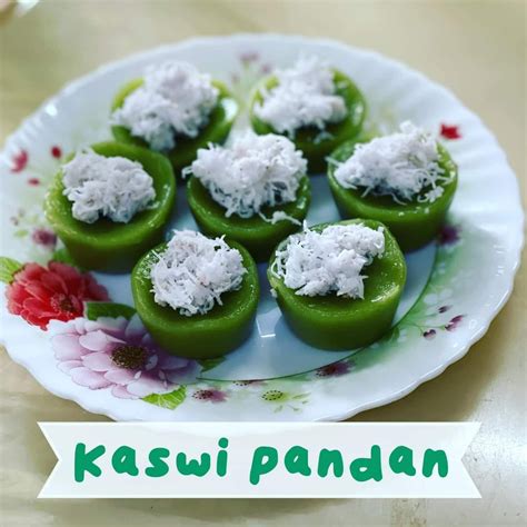 Resipi Kuih Kaswi Pandan Hanya Guna Sukatan Cawan Sahaja! Ringkas ...