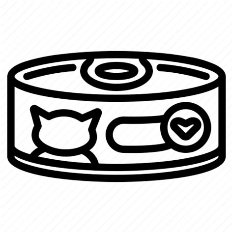 Cat Food Wet Cans Animal Feed Icon Download On Iconfinder