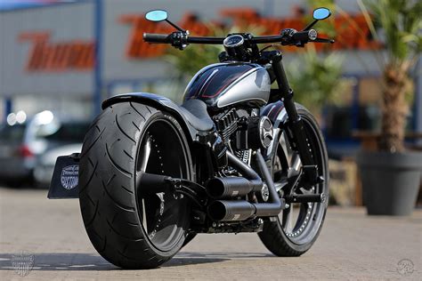 Thunderbike Silver Racer H D FXSB Breakout Custom Motorcycle