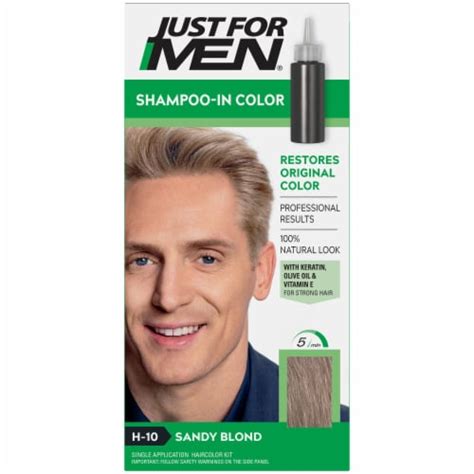 Just For Men Original Formula H Sandy Blond Shampoo In Hair Color