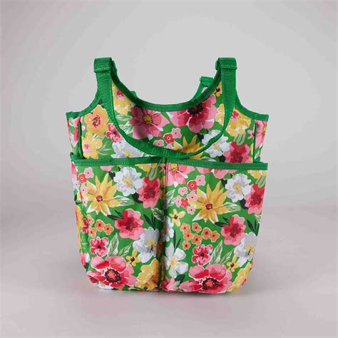 Bright Floral Hold Everything Tote Cracker Barrel