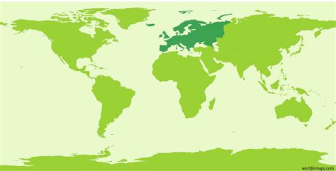 Geography of Europe - World in maps