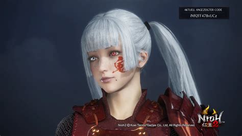 Nioh 2 Character Creation Female