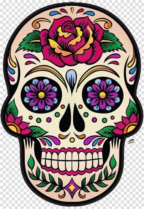 De Los Muertos La Catrina Sugar Skull Png