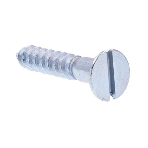 Prime Line 12 X 1 1 4 In Zinc Plated Steel Slotted Drive Flat Head