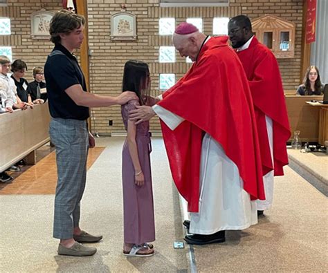 Bishop Celebrates Confirmation At Fox Valley Sk Diocese Of Saskatoon