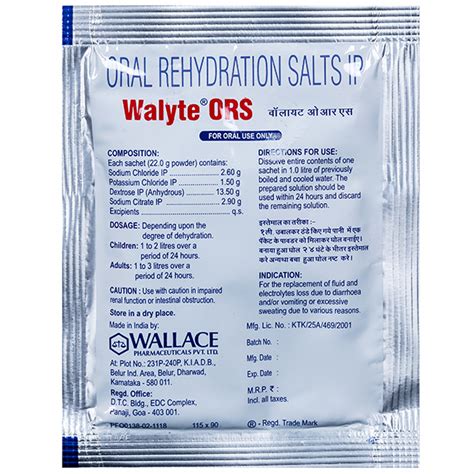 Wholesale Walyte ORS Orange Flavour Powder 22 G Online Retailer Shakti