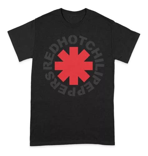 Playera Red Hot Chili Peppers Logo Bandas Rock Algodon MercadoLibre